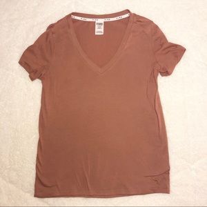 Victoria’s Secret Pink Red Orange V Neck